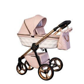 Adbor Loretto kinderwagen 3in1 - rosa