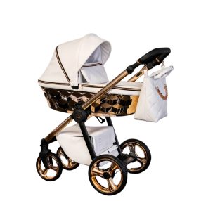 Adbor Loretto Stars kinderwagen 3in1 - weiß