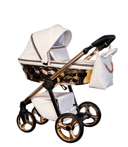 Adbor Loretto Stars kinderwagen 3in1 - weiß