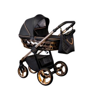 Adbor Loretto Stars kinderwagen 3in1 - schwarz