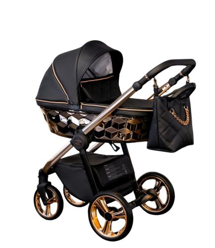 Adbor Loretto Stars kinderwagen 3in1 - schwarz