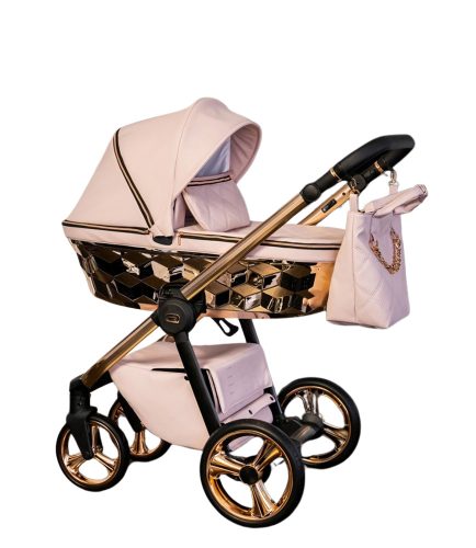 Adbor Loretto Stars kinderwagen 3in1 - rosa