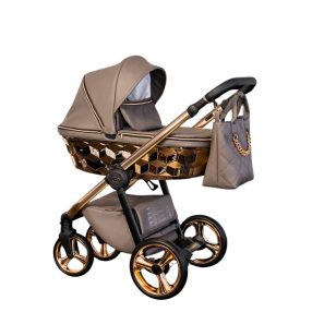 Adbor Loretto Stars kinderwagen 3in1 - braun