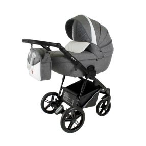 Adbor OX-V kinderwagen 3in1 - grau mit weiß