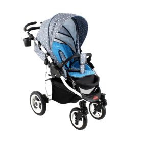 Adbor Vero Sportwagen - blau mit Muster