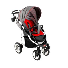 Adbor Vero Sportwagen - Grau mit rot     