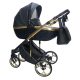 Sojan Xsara kinderwagen 3in1 - Komplett Schwarz (schwarz-goldrahmen)