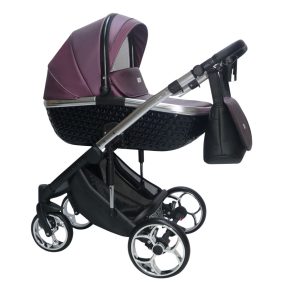 Sojan XSARA kinderwagen 3in1 - Lila (schwarz-silberrahmen)