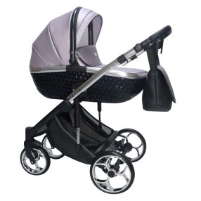 Sojan XSARA kinderwagen 3in1 - Viola (schwarz-silberrahmen)