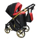 Sojan XSARA kinderwagen 3in1 - Rot mit schwarz