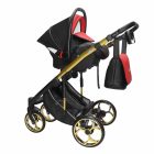 Sojan XSARA kinderwagen 3in1 - Rot mit schwarz