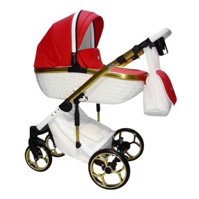 Sojan XSARA kinderwagen 3in1 - Rot mit weiß
