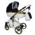 Sojan XSARA kinderwagen 3in1 - Dunkelblau (weiß-goldrahmen)