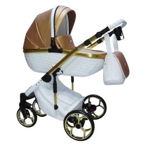 Sojan XSARA kinderwagen 3in1 - Champagner-Bronze mit weiß
