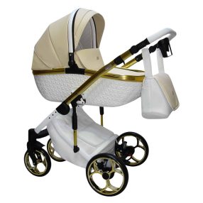 Sojan XSARA kinderwagen 3in1 - Beige mit weiß