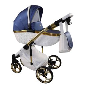 Sojan XSARA kinderwagen 3in1 - Metallic-Blau mit weiß