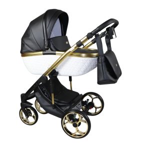 Sojan XSARA kinderwagen 3in1 - Schwarz (schwarz-goldrahmen)