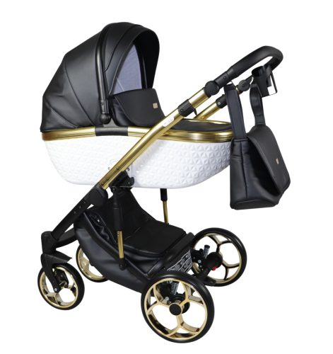 Sojan XSARA kinderwagen 3in1 - Schwarz (schwarz-goldrahmen)