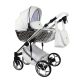 Sojan XSARA kinderwagen 3in1 - Weiß mit silber