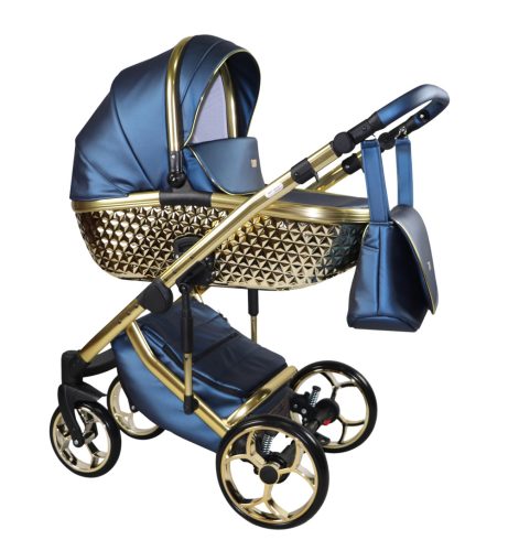 Sojan XSARA kinderwagen 3in1 - Metallic-Blau mit gold
